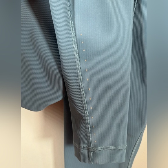 Lululemon Fast and Free Ribbed Nulux High-Rise Leggings Blue Size 4 - Picture 5 of 15